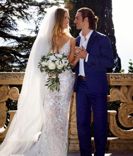 Birgen Hartman Marido Brandon durante su boda