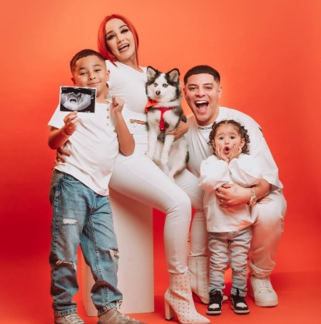   Eduin Caz e sua moglie Daisy hanno due figli nati