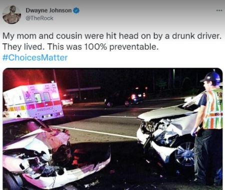   En agosto de 2014, Ata Johnson sobrevivió a un accidente automovilístico.