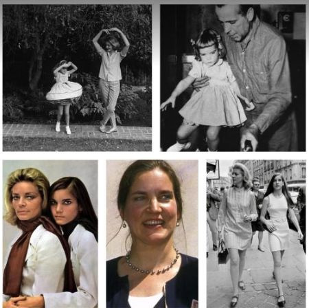   La ex enfermera nacida en California, Leslie Bogart, cuando era niña, adolescente y adulta.