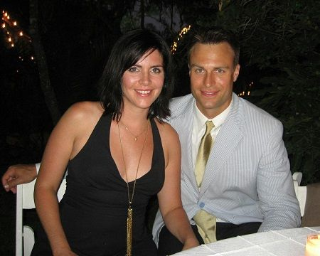 David com sua primeira esposa Gina