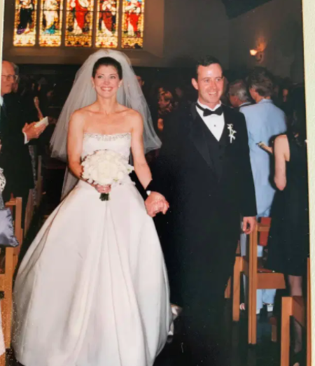   Geoff Tracy se casó con Norah O.'Donell in 2001
