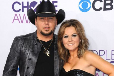 El padre de Memphis Aldean y su ex esposa Jessica.