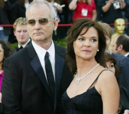 Caleb's father, Bill Murray and his mother, Jennifer Butler together in Feb 2004.