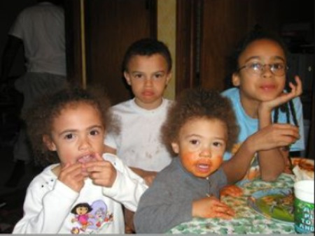   Willie McLaughlin's children, two daughters and two sons