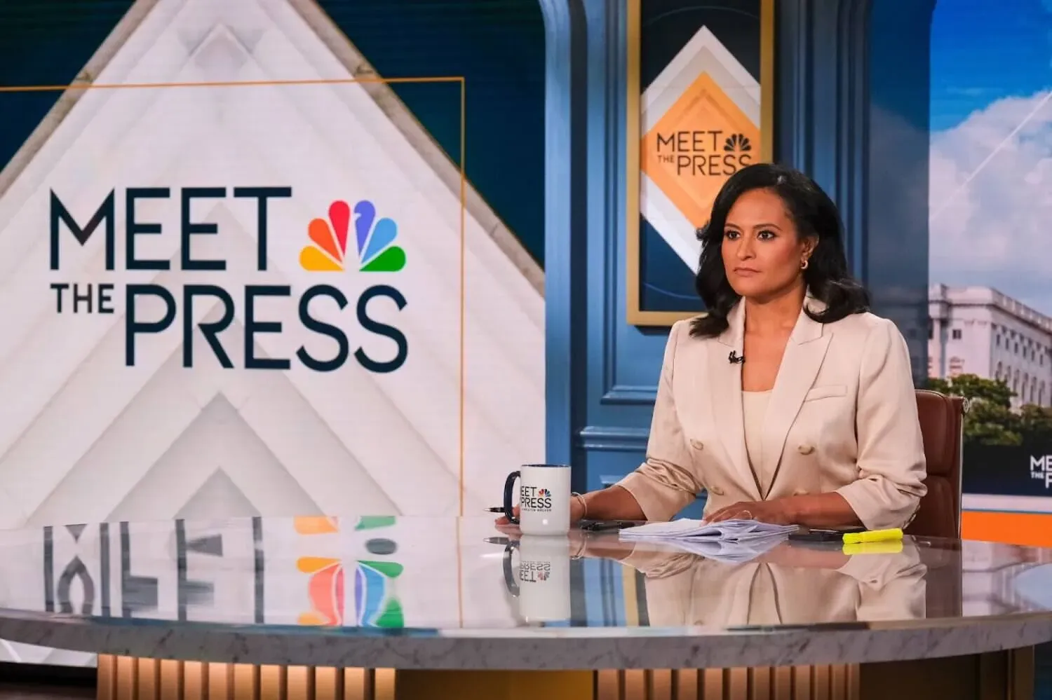 Kristen Welker’s controversial debut as Meet the Press moderator' decoding='async' fetchpriority='high