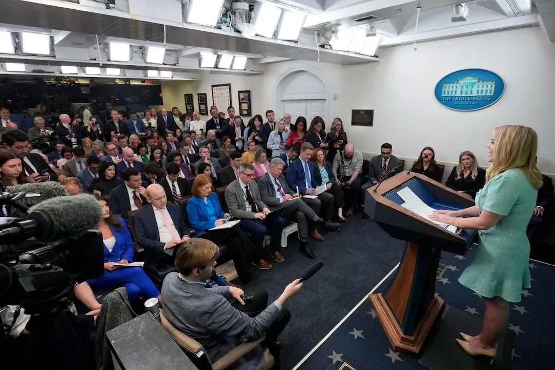 The latest White House-press corps kerfuffle is over who sits where — and a whole lot more' decoding='async' fetchpriority='high