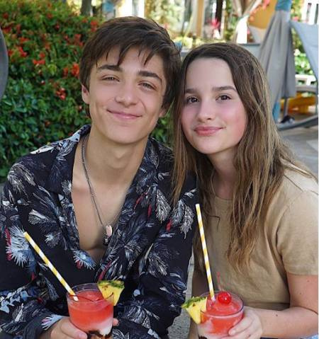 Asher Angel y Annie Leblanc de vacaciones en las Islas Turcas y Caicos.