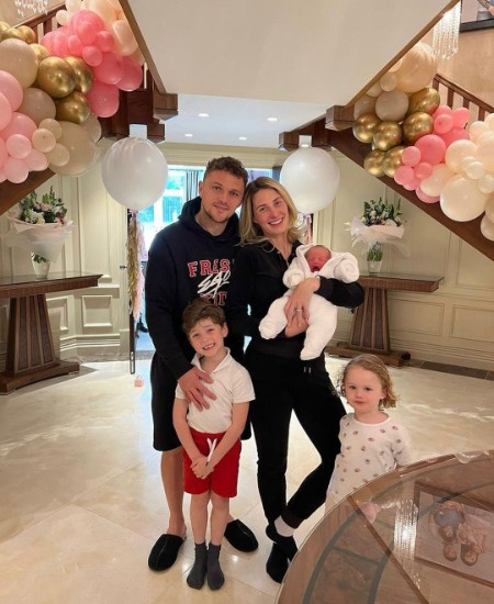Charlotte Trippier es madre de tres hijos.
