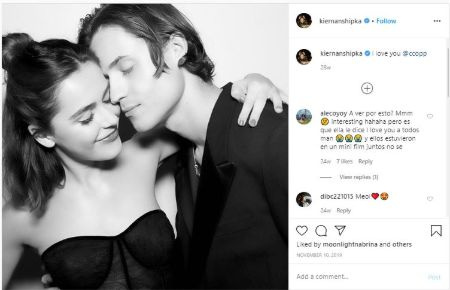 Kiernan aparentemente confirmou seu relacionamento com Christian Coppola