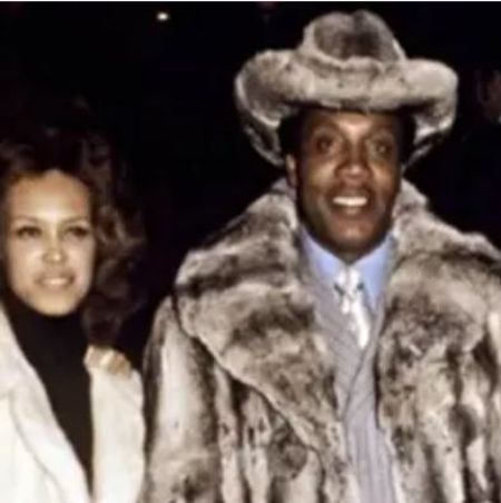 El difunto narcotraficante estadounidense Frank Lucas con su esposa Julianna Farrait