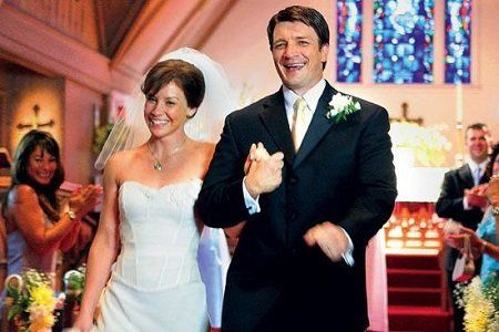 La esposa en pantalla de Nathan Fillion, Evangeline Lilly