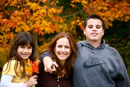 Benjamin Travolta's mother and The Gotti actress Kelly Preston, in the middle with her son, Jett Travolta, right, and her daughter, Ella.