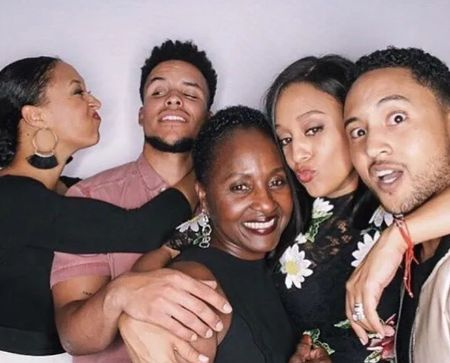   Tim's Wife & Their Two Sons And Two Daughters