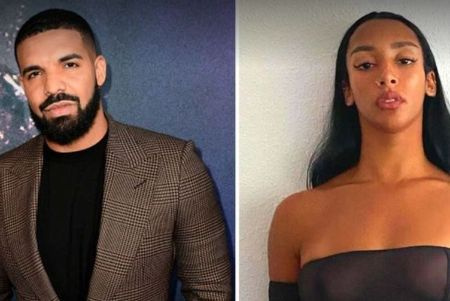 La cantante de R&B Naomi Sharon y su rumoreado ex novio Drake