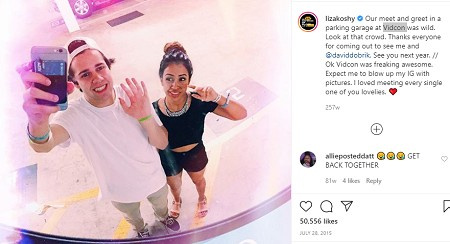 Liza Koshy namorou o namorado David Dobrik.