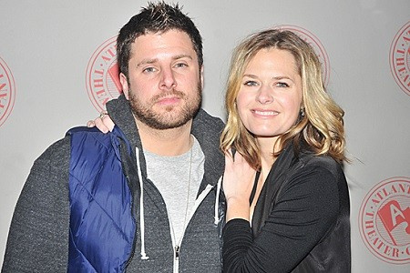 James Roday e a ex-namorada Maggie Lawson.
