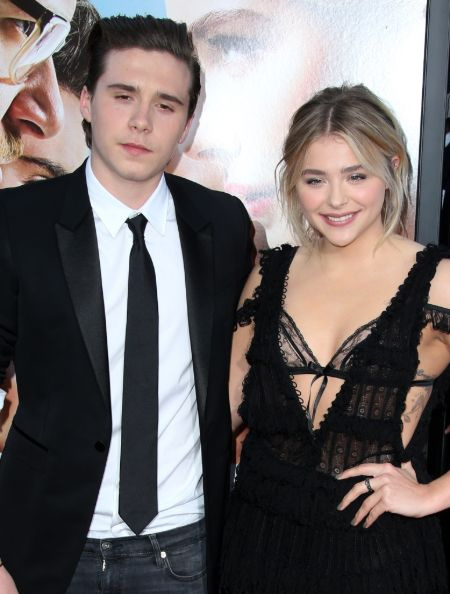 Chloe Grace Mortez com seu ex-namorado Brooklyn Beckham