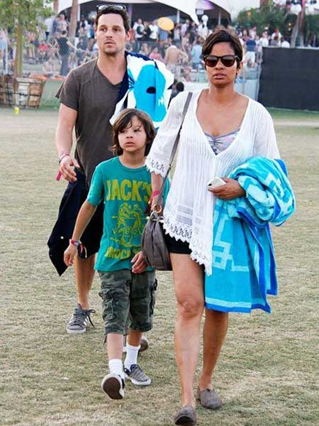 Jackson Chambers con sus padres