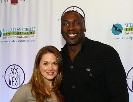 Shannon Sharpe y su expareja Katy Kellner salieron durante varios años.