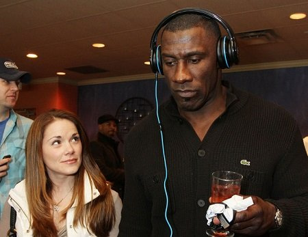 Shannon Sharpe con su ex novia.