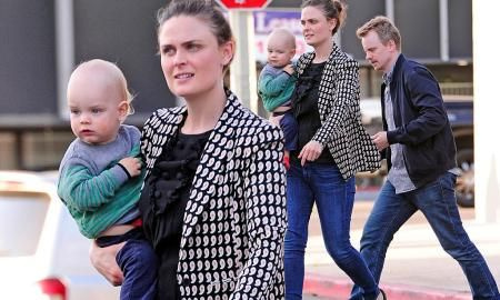 Emily Deschanel comparte dos hijos con su otra mitad
