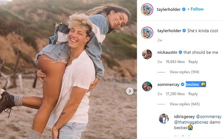 La novia de Tayler Holder, Sommer Ray.