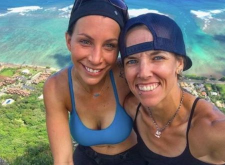   Lyssa Chapman mit ihrer Freundin und Verlobten Leiana Evensen