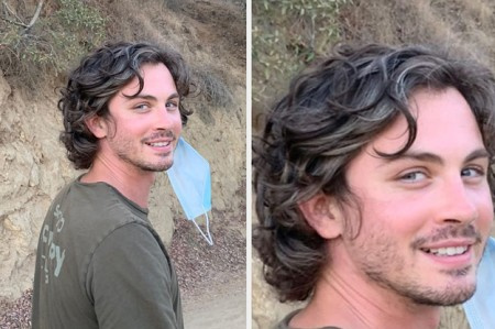 Logan Lerman cabello plateado (1)