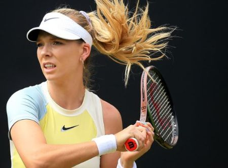   Britische WTA-Tennisspielerin und die Ex-Freundin von Sock, Katie Boulter