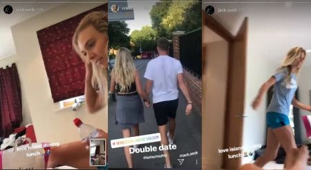   Katie Boulter in Jack's Instagram Stories