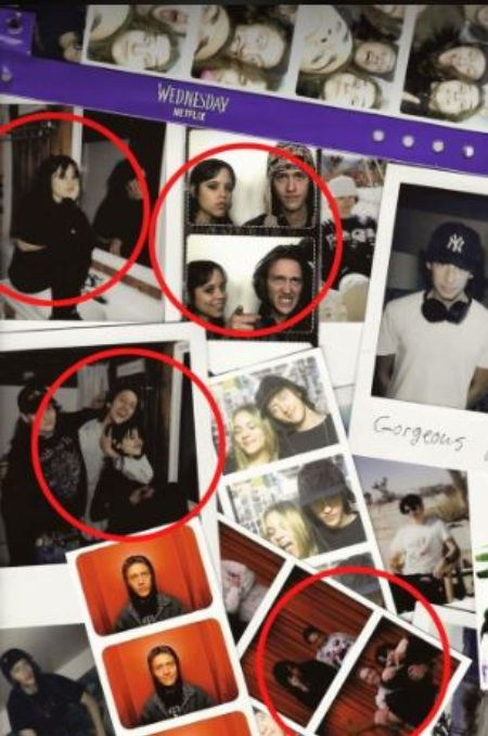 Collage de Jenna Ortega y Percy Hynes-White