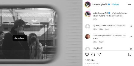 Katie menciona a Dan Schnurr en febrero de 2017