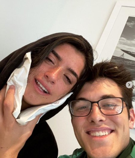 Dixie D'Amelio et son petit ami présumé Griffin Johnson.