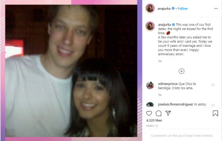 Una publicación compartida por Ana sobre su primer encuentro con Joshua.