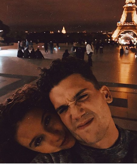 Os pombinhos durante sua viagem a Milão.
