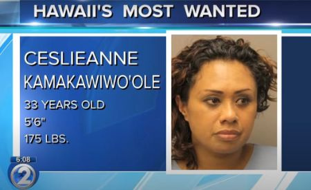 Ceslie-Ann Kamakawiwo'ole becoming Hawaii's Most Wanted.