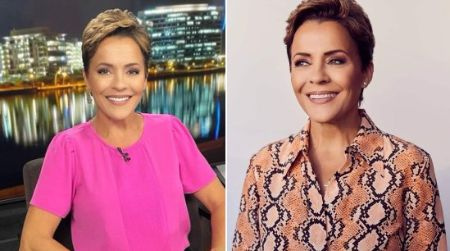   Kari Lake ist eine weiße vorbeiziehende schwarze Frau