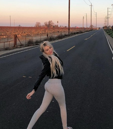 A modelo sueca do Instagram Morgan Hultgren.