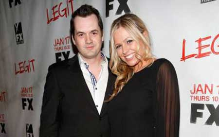   L'attore Jim Jefferies e la sua ex fidanzata Kate Luyben