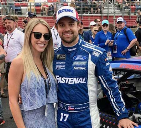 Danica Patrick e seu ex-namorado Ricky Stenhouse