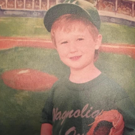   Kye Kelley quando era ancora un bambino