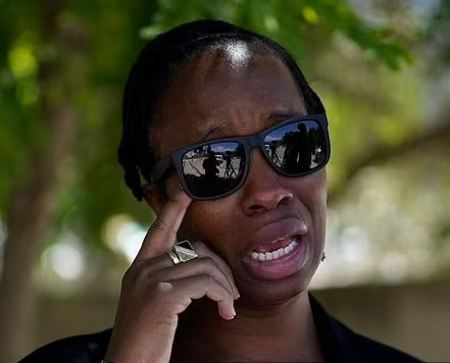 John McAfJohn McAfee's wife is currently in Spain.ee's wife, Janice Dyson after the death of her husband while talking to reporters outside the Brians 2 penitentiary northwest of Barcelona