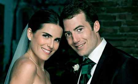   Marshall Trenkmann con su esposa, Karla Souza sobre su matrimonio
