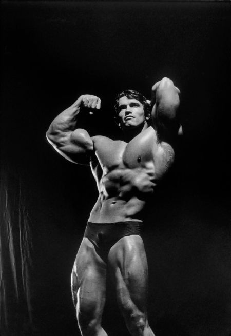 Arnold é um ex-fisiculturista