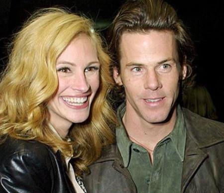 El ex esposo de Vera Steimberg, Daniel Moder, con su ahora esposa, Julia Roberts