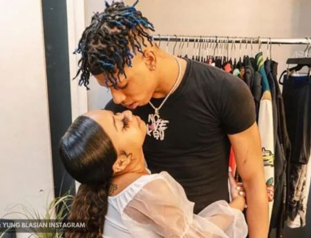   NLE Choppa Freundin Yung Blasian