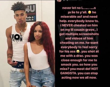   NLE hatte eine hässliche Trennung von seiner Freundin Mariah