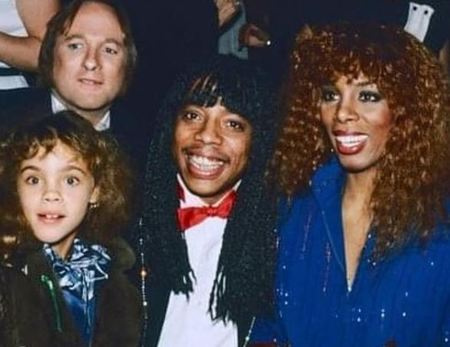 Mimi Summer con rick james e sua madre, Donna Summer