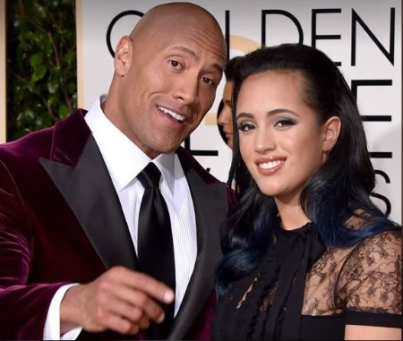 Simone Alexandra Johnson, modelo y recluta de la WWE con su padre y el actor Dwayne The Rock Johnson